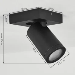 hofstein Plafonnier Hakamken Noir, 1 lumière