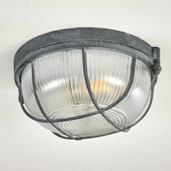 hofstein Plafonnier Hanalei Gris, 1 lumière