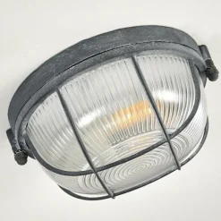 hofstein Plafonnier Hanalei Gris, 1 lumière