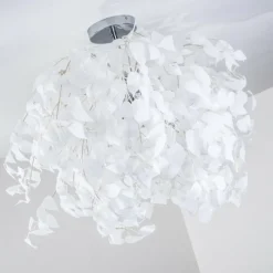 Lampes En Tissu-hofstein Plafonnier Harads Chrome, 3 lumières