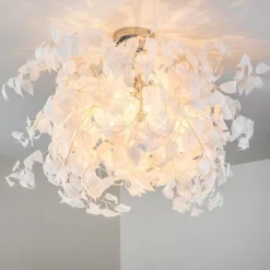 Lampes En Tissu-hofstein Plafonnier Harads Chrome, 3 lumières