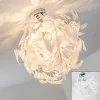 Lampes En Tissu-hofstein Plafonnier Harads Chrome, 1 lumière