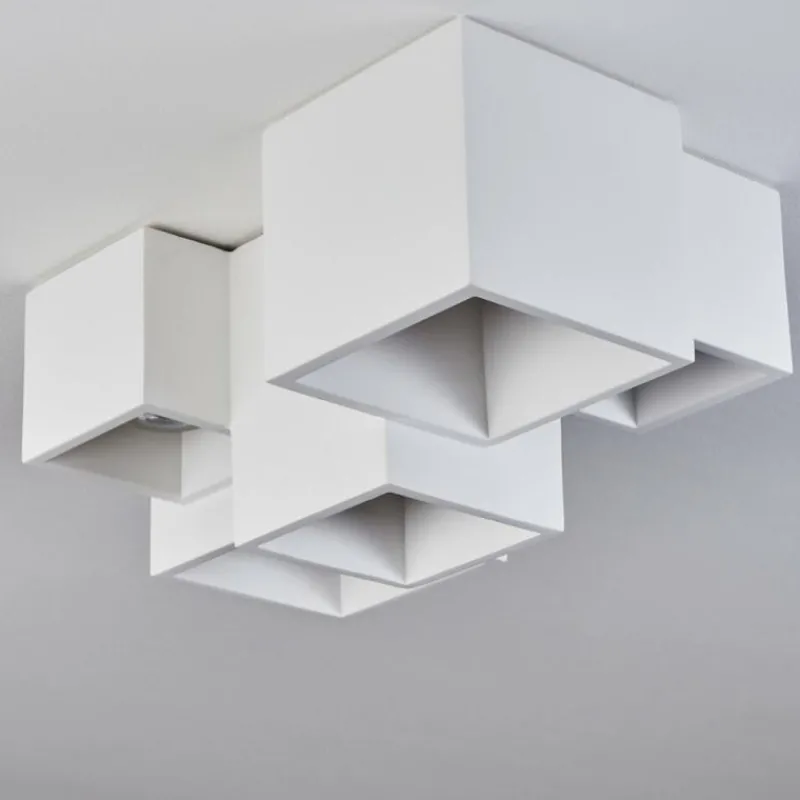 hofstein Plafonnier Hatusao Blanc, 5 lumières