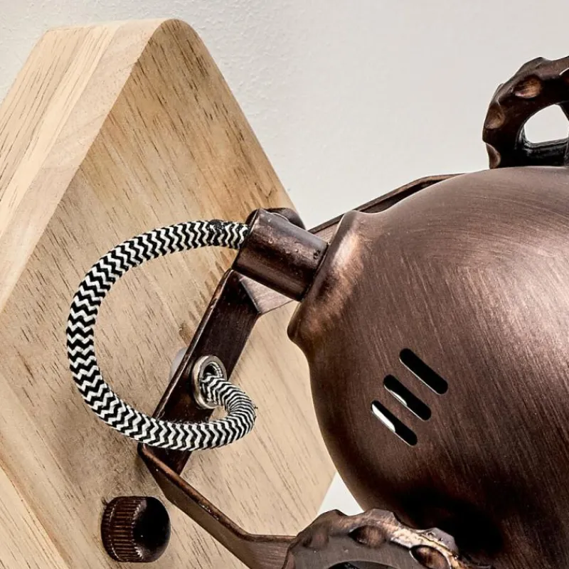 Lampes Industrielles-hofstein Plafonnier Herford Cuivre, Écru, 3 lumières