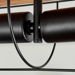 Lampes Vintages & Rétros-hofstein Plafonnier Hodne Écru, Noir, 2 lumières