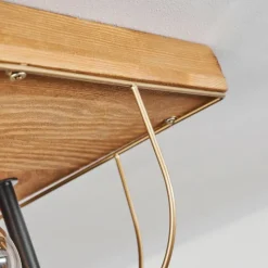 Lampes Dorées-hofstein Plafonnier Hodne Écru, Noir, 4 lumières