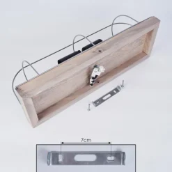 Lampes Vintages & Rétros-hofstein Plafonnier Hodne Gris, Écru, Noir, 2 lumières