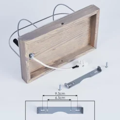 Lampes Vintages & Rétros-hofstein Plafonnier Hodne Gris, Écru, Noir, 1 lumière