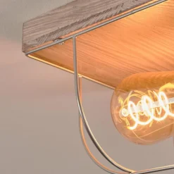 Lampes Vintages & Rétros-hofstein Plafonnier Hodne Gris, Noir, 2 lumières