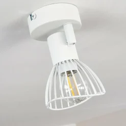 Luminaires Rustiques-hofstein Plafonnier Holbol Blanc, 1 lumière