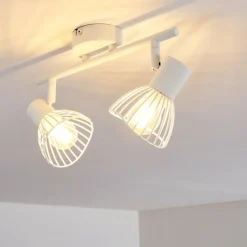 hofstein Plafonnier Holbol Blanc, 2 lumières* Spots Et Projecteurs