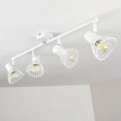 hofstein Plafonnier Holbol Blanc, 4 lumières* Spots Et Projecteurs