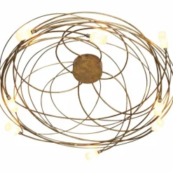 Lampes Dorées-Luminaires Holländer Plafonnier Holländer CITTADELLA Or, 8 lumières