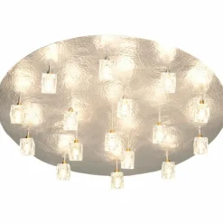 Luminaires Holländer Plafonnier Holländer LUCENTE Argenté, 16 lumières