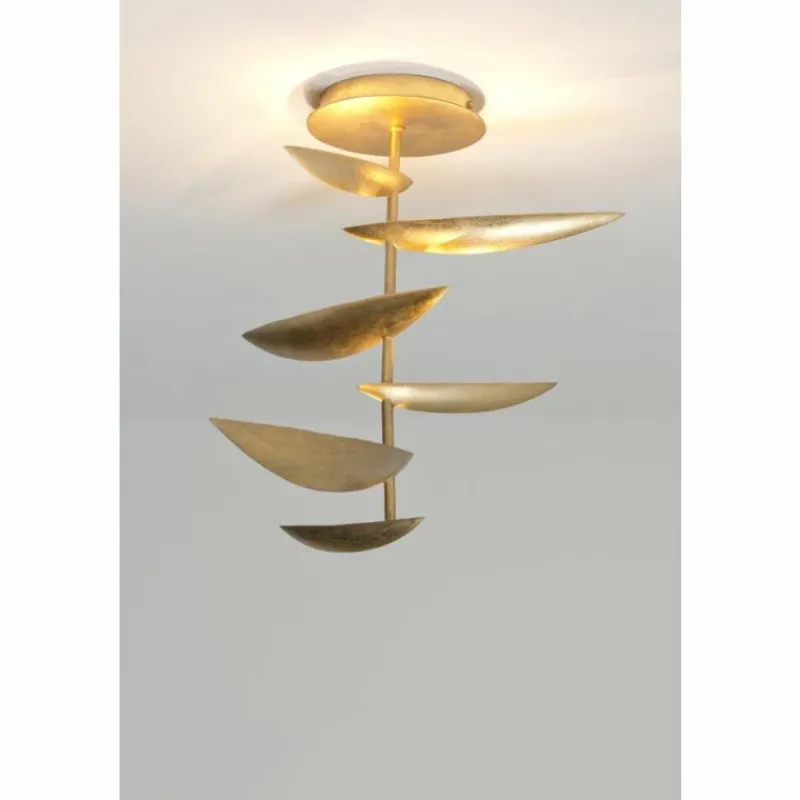 Lampes Dorées-Luminaires Holländer Plafonnier Holländer MASCOTTE LED Or, 6 lumières