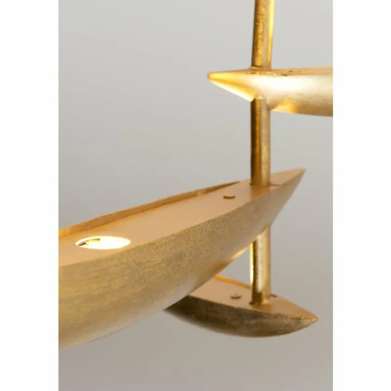 Lampes Dorées-Luminaires Holländer Plafonnier Holländer MASCOTTE LED Or, 6 lumières