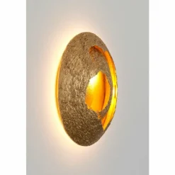 Lampes Dorées-Luminaires Holländer Plafonnier Holländer NIDODIVESPE LED Or, 1 lumière