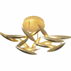 Lampes Dorées-Luminaires Holländer Plafonnier Holländer REGATTA LED Or, 9 lumières