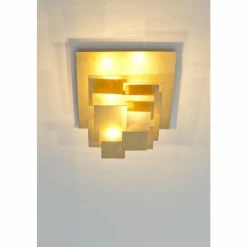 Lampes Dorées-Luminaires Holländer Plafonnier Holländer SCACCHI Or, 9 lumières