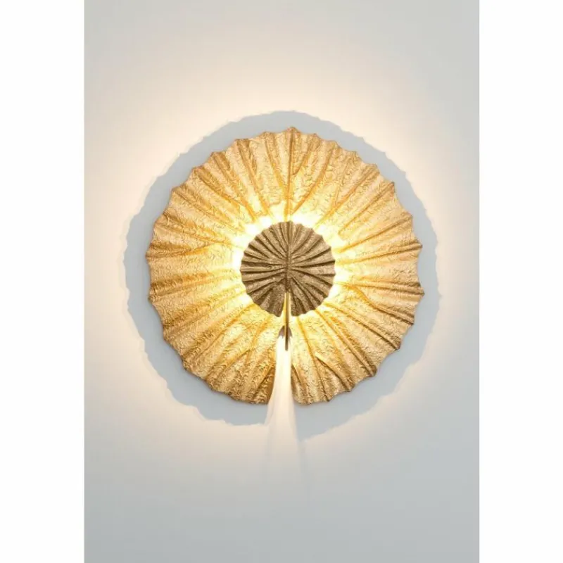 Lampes Dorées-Luminaires Holländer Plafonnier Holländer SESAM LED Or, 2 lumières