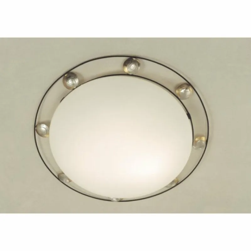 Luminaires Holländer Plafonnier Holländer SNAIL THREE Brun doré, Argenté, 3 lumières