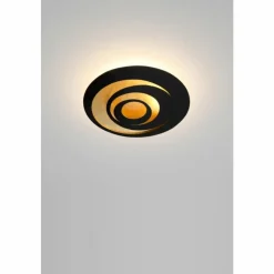 Lampes Dorées-Luminaires Holländer Plafonnier Holländer SPIRALE LED Brun, Or, Noir, 1 lumière
