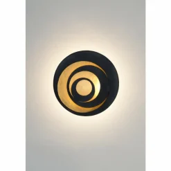 Lampes Dorées-Luminaires Holländer Plafonnier Holländer SPIRALE LED Brun, Or, Noir, 1 lumière