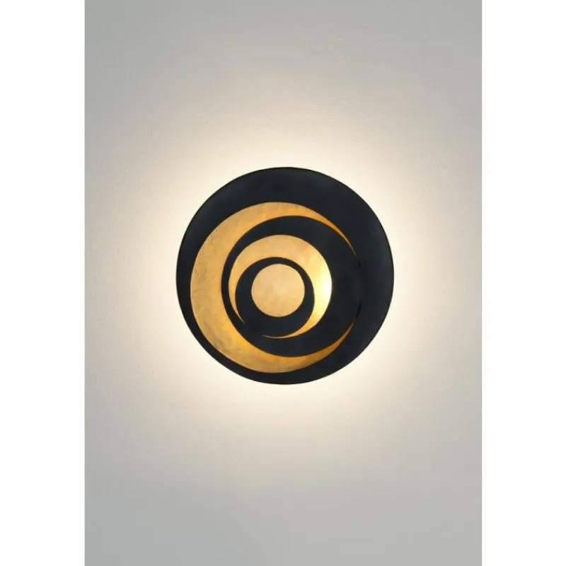 Lampes Dorées-Luminaires Holländer Plafonnier Holländer SPIRALE LED Brun, Or, Noir, 1 lumière