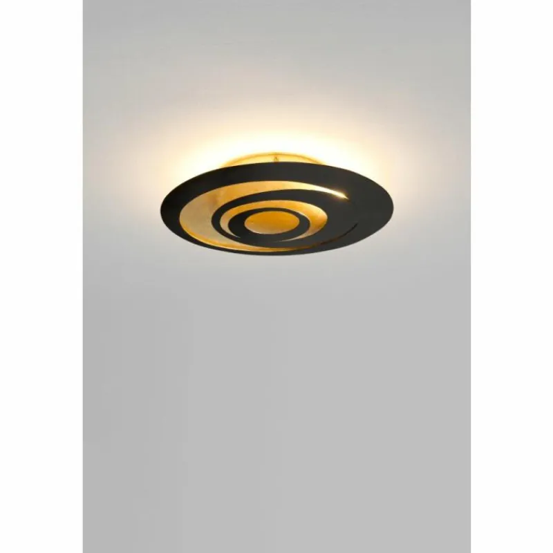 Lampes Dorées-Luminaires Holländer Plafonnier Holländer SPIRALE LED Brun, Or, Noir, 1 lumière