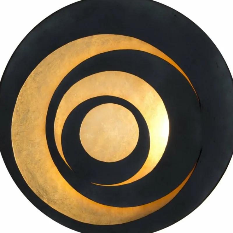 Lampes Dorées-Luminaires Holländer Plafonnier Holländer SPIRALE LED Brun, Or, Noir, 1 lumière