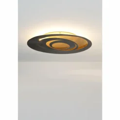 Lampes Dorées-Luminaires Holländer Plafonnier Holländer SPIRALE LED Brun, Or, Noir, 1 lumière
