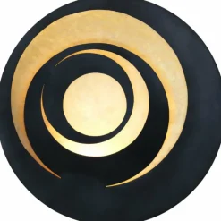 Lampes Dorées-Luminaires Holländer Plafonnier Holländer SPIRALE LED Brun, Or, Noir, 1 lumière