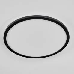 hofstein Plafonnier Hooper LED Noir, 1 lumière