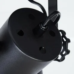 Lampes Industrielles-hofstein Plafonnier Hora Noir, 3 lumières