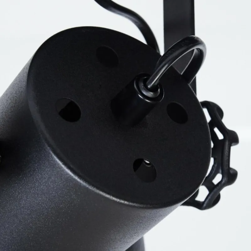 Lampes Industrielles-hofstein Plafonnier Hora Noir, 2 lumières