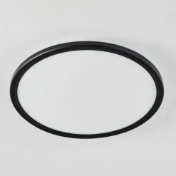 hofstein Plafonnier Hortinhas LED Noir, 1 lumière, Télécommandes, Changeur de couleurs