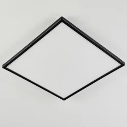 hofstein Plafonnier Hortinhas LED Noir, 1 lumière, Télécommandes, Changeur de couleurs