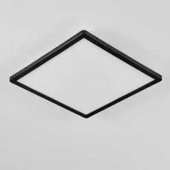 hofstein Plafonnier Hortinhas LED Noir, 1 lumière, Télécommandes, Changeur de couleurs