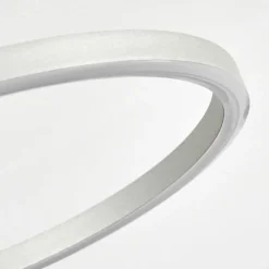 hofstein Plafonnier Hosum LED Nickel mat, 1 lumière