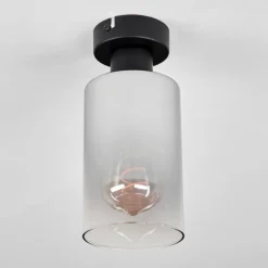 hofstein Plafonnier Hunouri Noir, 1 lumière