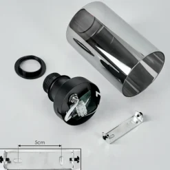 hofstein Plafonnier Hunouri Noir, 1 lumière