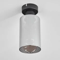 hofstein Plafonnier Hunouri Noir, 1 lumière