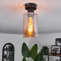 hofstein Plafonnier Hunouri Noir, 1 lumière