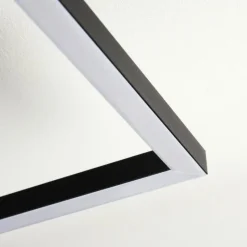 hofstein Plafonnier Hyacinthe LED Chrome, Noir, 1 lumière