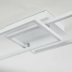 hofstein Plafonnier Hyacinthe LED Chrome, Blanc, 1 lumière