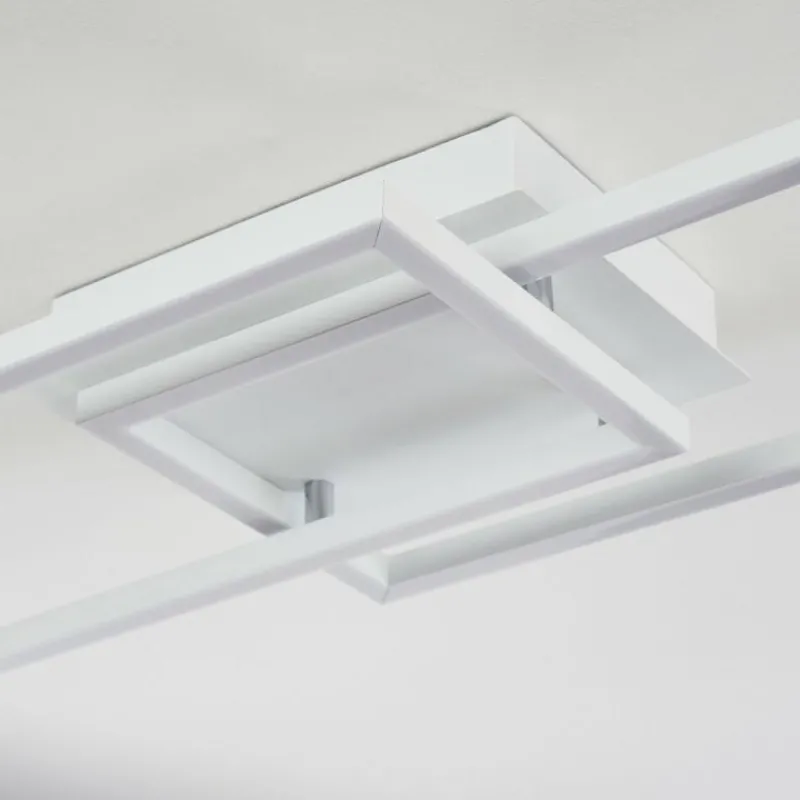 hofstein Plafonnier Hyacinthe LED Chrome, Blanc, 1 lumière