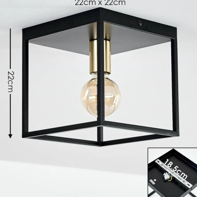 hofstein Plafonnier Ibusuki Noir, 1 lumière