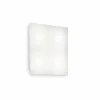 Luminaires Ideallux Plafonnier Ideal Lux FLAT Blanc, 1 lumière* Appliques