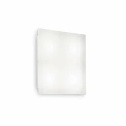 Luminaires Ideallux Plafonnier Ideal Lux FLAT Blanc, 1 lumière* Appliques