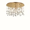 Luminaires Ideallux Plafonnier Ideal Lux MOONLIGHT Champagne, Aspect cristal, 12 lumières* Plafonniers